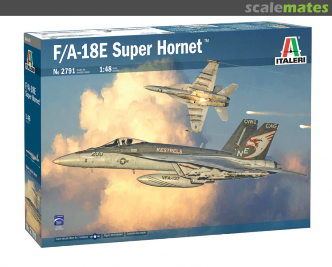 Boxart F/A-18E Super Hornet 2791 Italeri