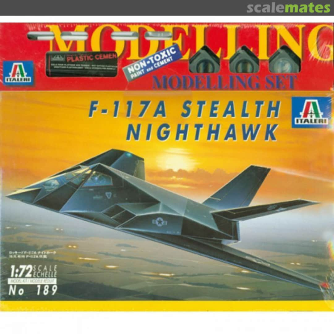 Boxart F-117A Stealth Nighthawk  Italeri