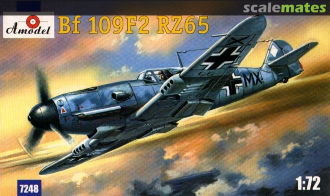 Boxart Bf 109F2 RZ65 7248 Amodel