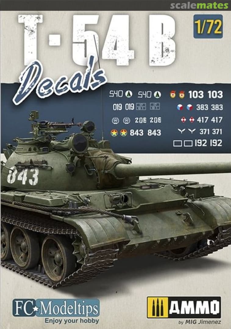 Boxart T-54B Decals A.MIG-8062 Ammo by Mig Jimenez