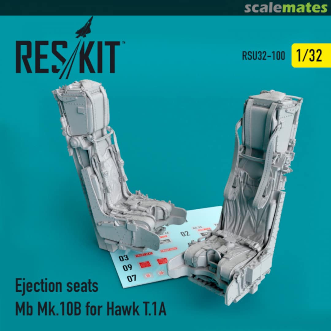 Boxart Hawk T.1A - 3D Printing ejection seats MB Mk.10B RSU32-0100 ResKit