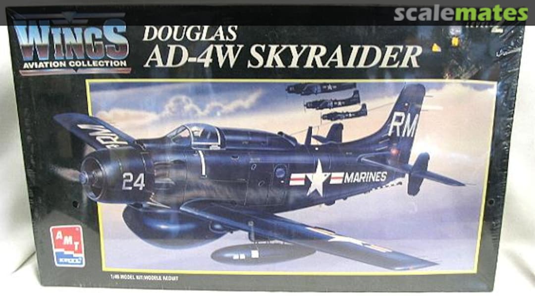 Boxart Douglas AD-4W Skyraider 8622 AMT/ERTL