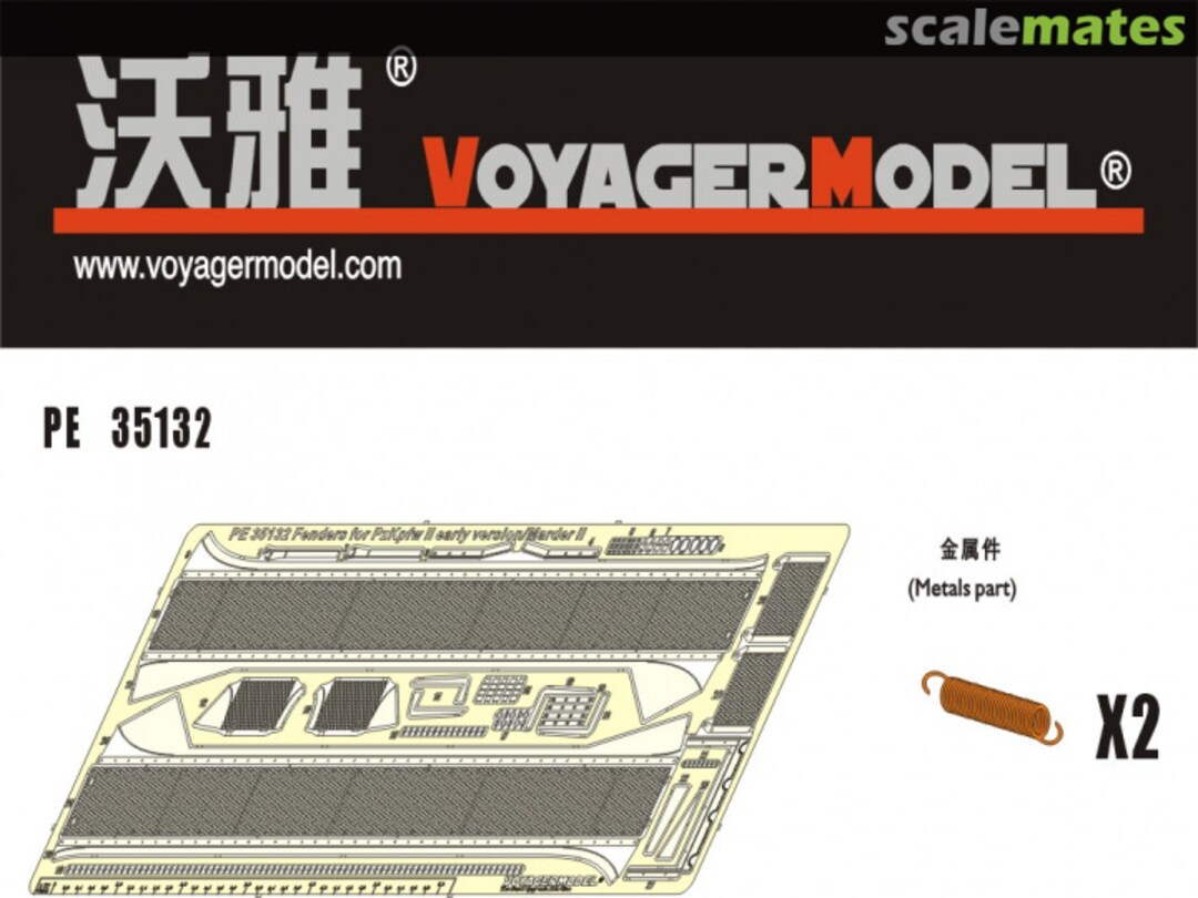 Contents Pz.Kpfw. iI/Marder II Fenders PE35132 Voyager Model