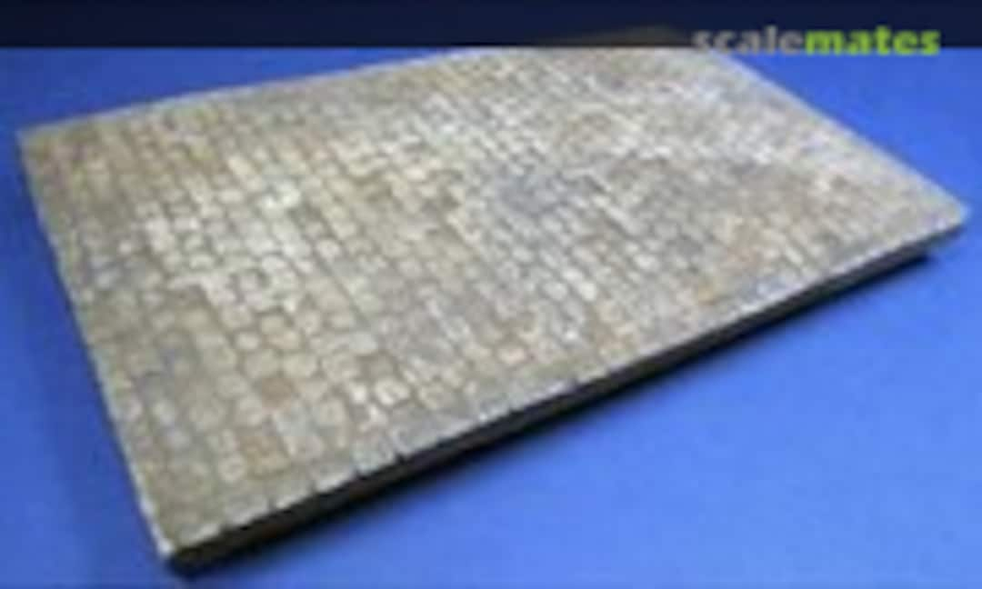 Cobblestone Street Section (140mm x 85mm) (MK35 A008)