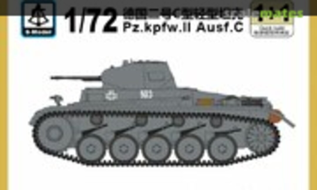 1:72 Pz.Kpfw. II Ausf. C (S-Model (China) PS720001)