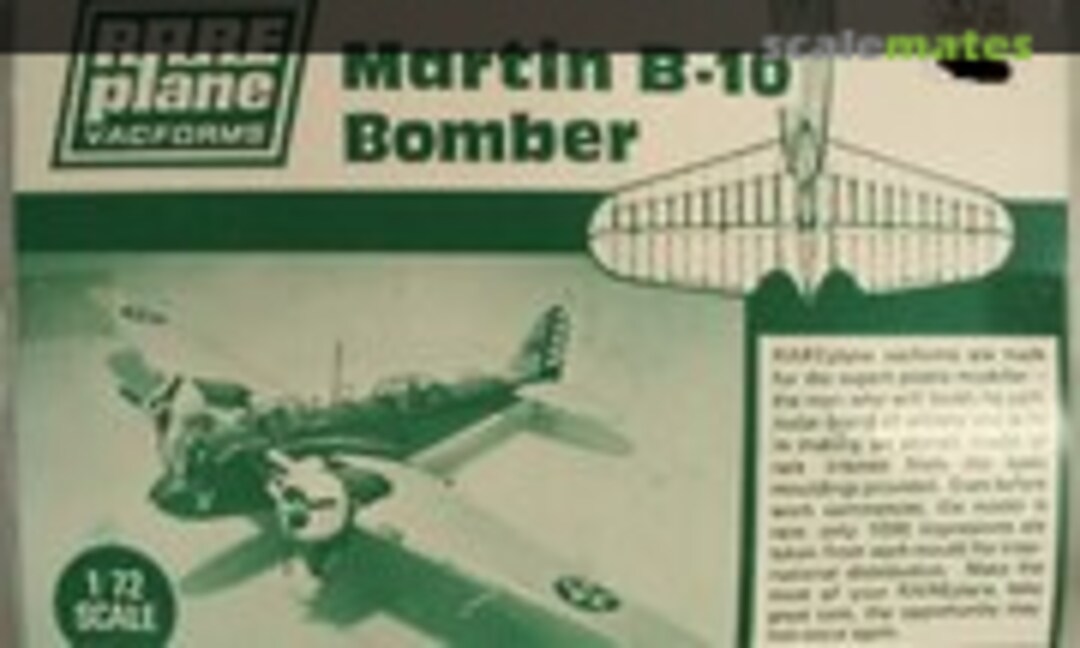 1:72 Martin B-10 Bomber (RarePlane )