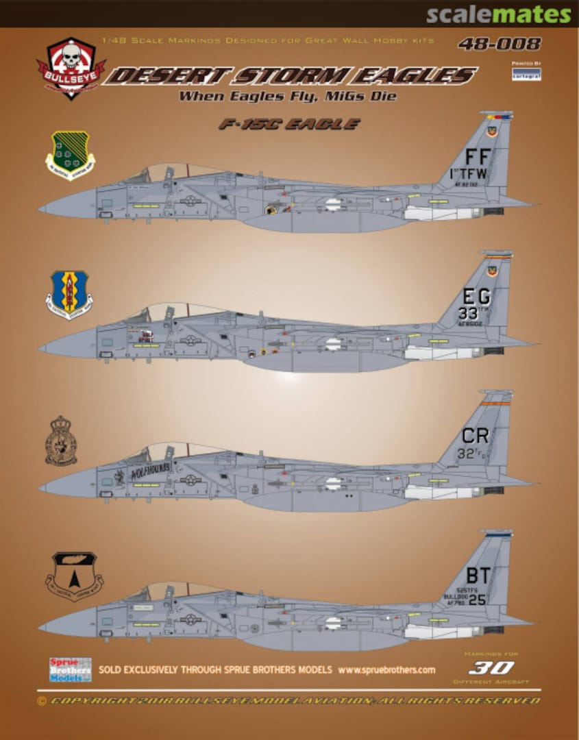 Boxart Desert Storm Eagles 48-008 Bullseye