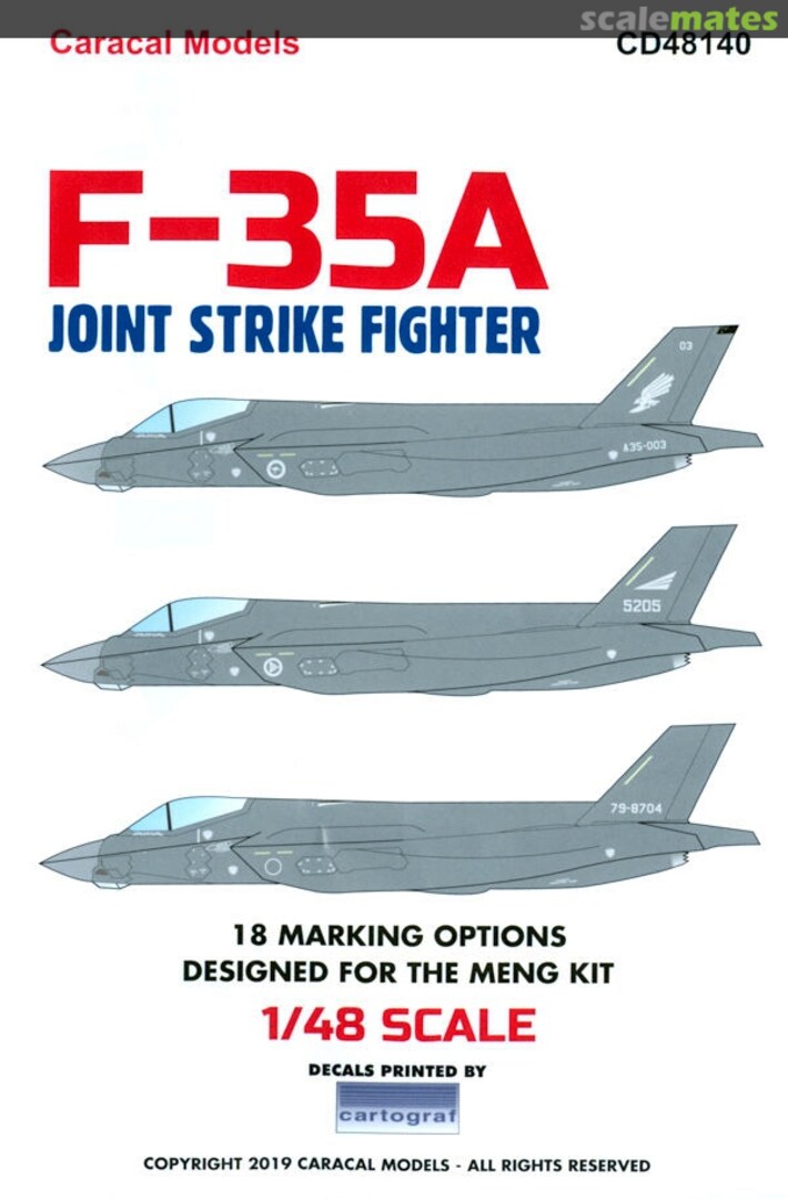 Boxart F-35A CD48140 Caracal Models