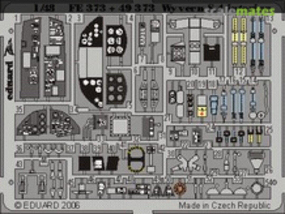 Boxart Wyvern S.4 interior FE373 Eduard