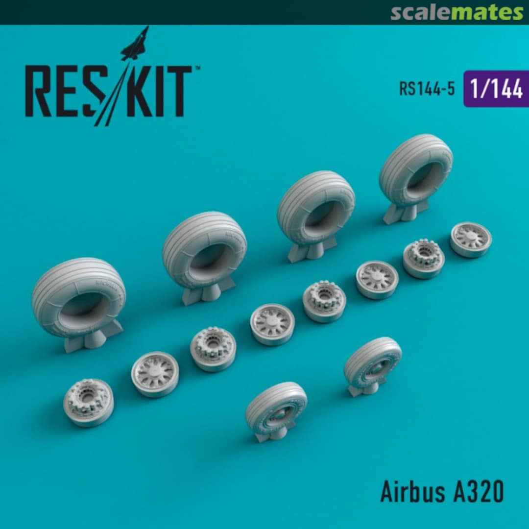 Boxart Airbus A320 - wheels set RS144-0005 ResKit