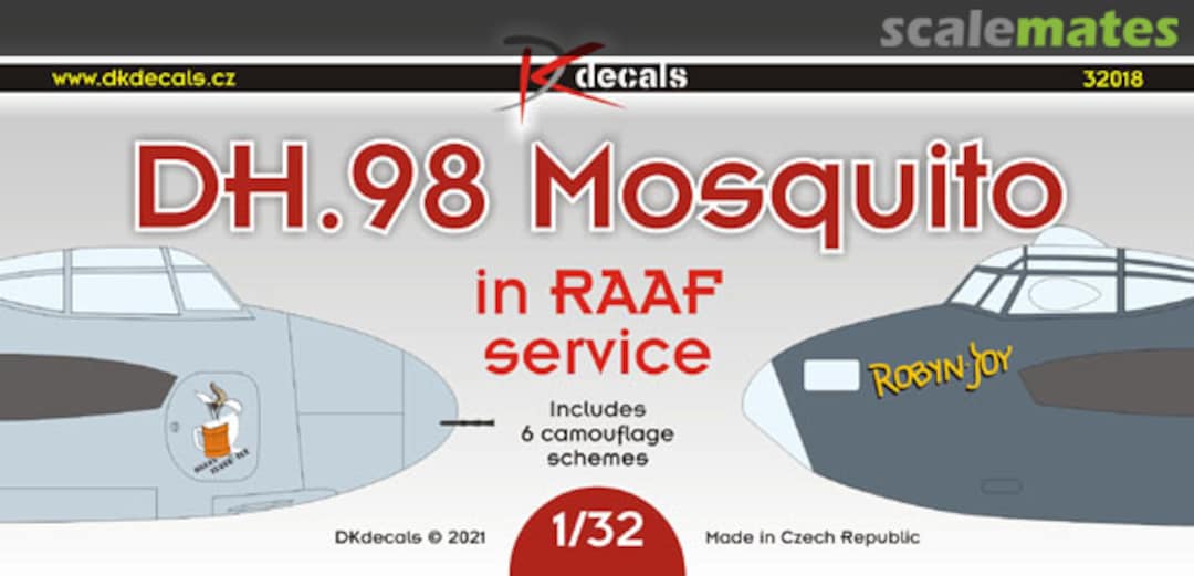 Boxart DH.98 Mosquito in RAAF service 32018 DK Decal