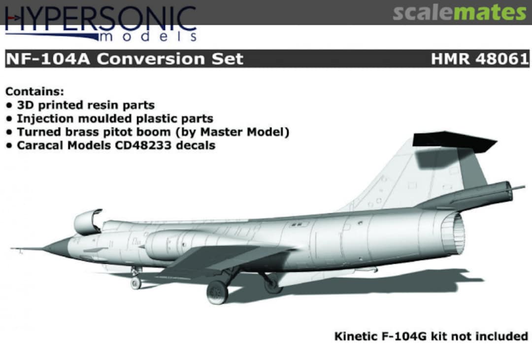 Boxart NF-104A Conversion set HMR 48061 Hypersonic Models