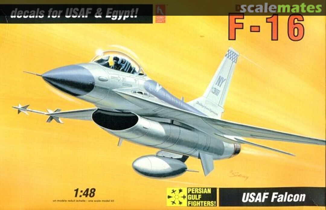 Boxart F-16 USAF Falcon HC1562 Hobbycraft