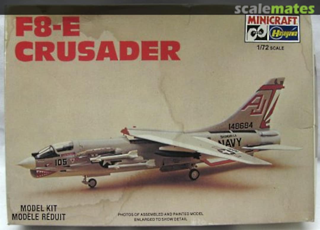 Boxart F8-E Crusader 1146 Minicraft Hasegawa