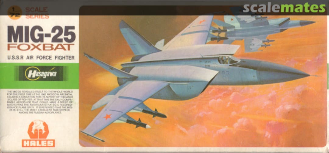 Boxart MiG-25 Foxbat C11 Hasegawa