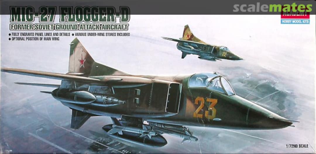 Boxart MiG-27 Flogger-D 1654 Academy