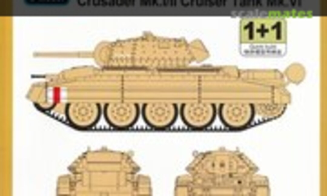 1:72 A15 Cruiser Tank Mk.VI Crusader Mk.I/II (S-Model (China) PS720003)