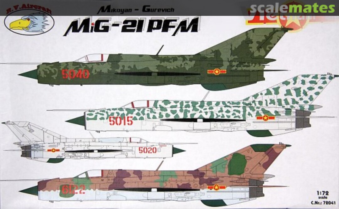 Boxart MiG-21PFM 72041 R.V.Aircraft