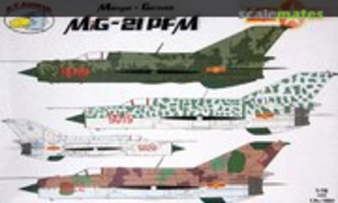 1:72 MiG-21PFM (R.V.Aircraft 72041)