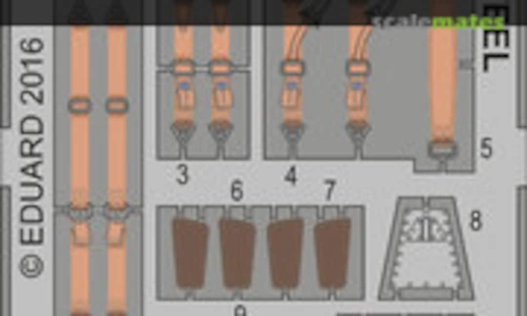 1:48 Ju 87B-1 - Seatbelts (Steel) (Eduard 49801)