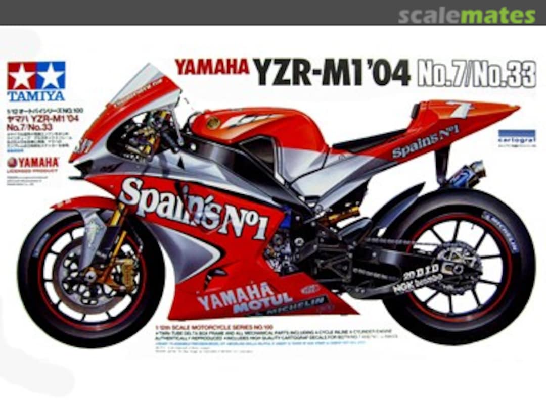 Boxart Yamaha YZR-M1'04 14100 Tamiya