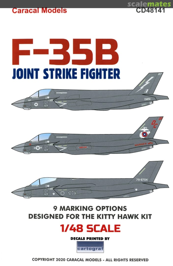 Boxart F-35B CD48141 Caracal Models