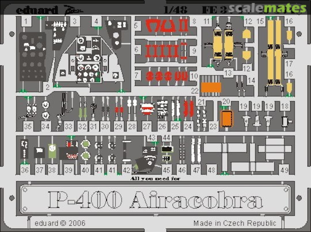 Boxart P-400 Airacobra FE374 Eduard