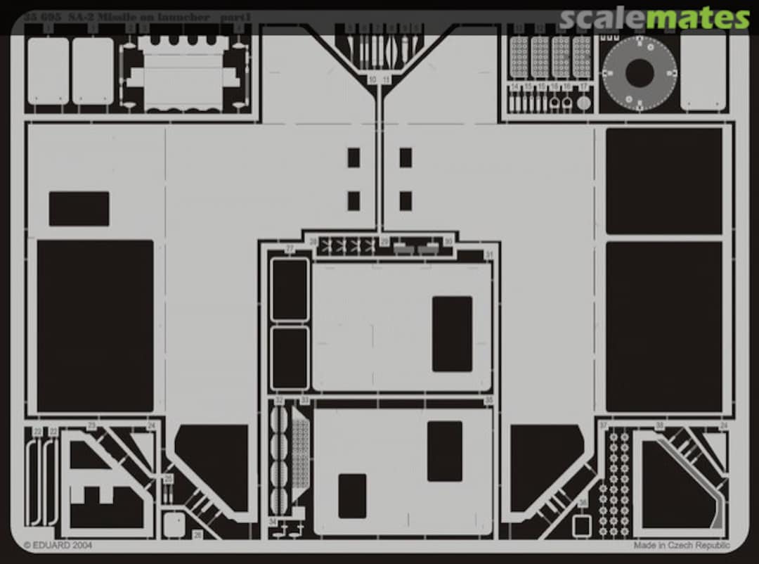 Boxart SA-2 Missile on Launcher 35695 Eduard