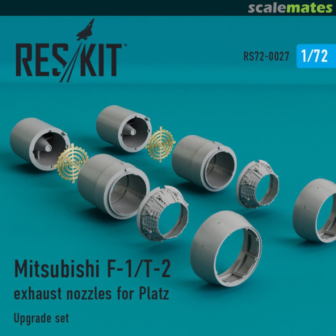 Boxart Mitsubishi F-1/T-2 exhaust nozzles RSU72-0027 ResKit