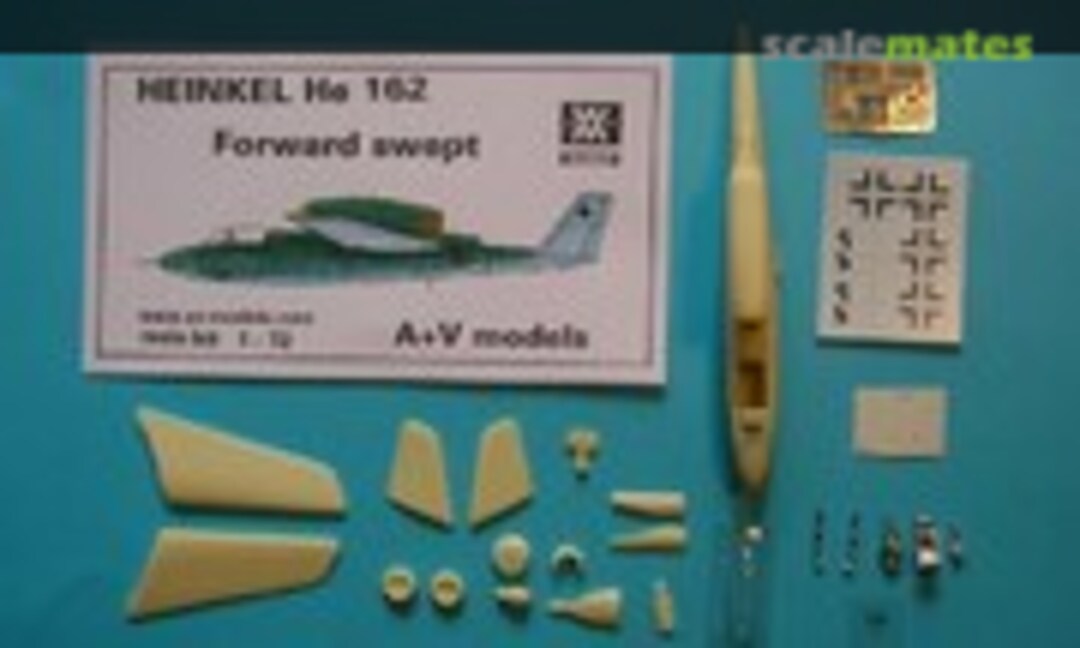 1:72 Heinkel He 162 Forward swept wings (A&amp;V Models 72044)