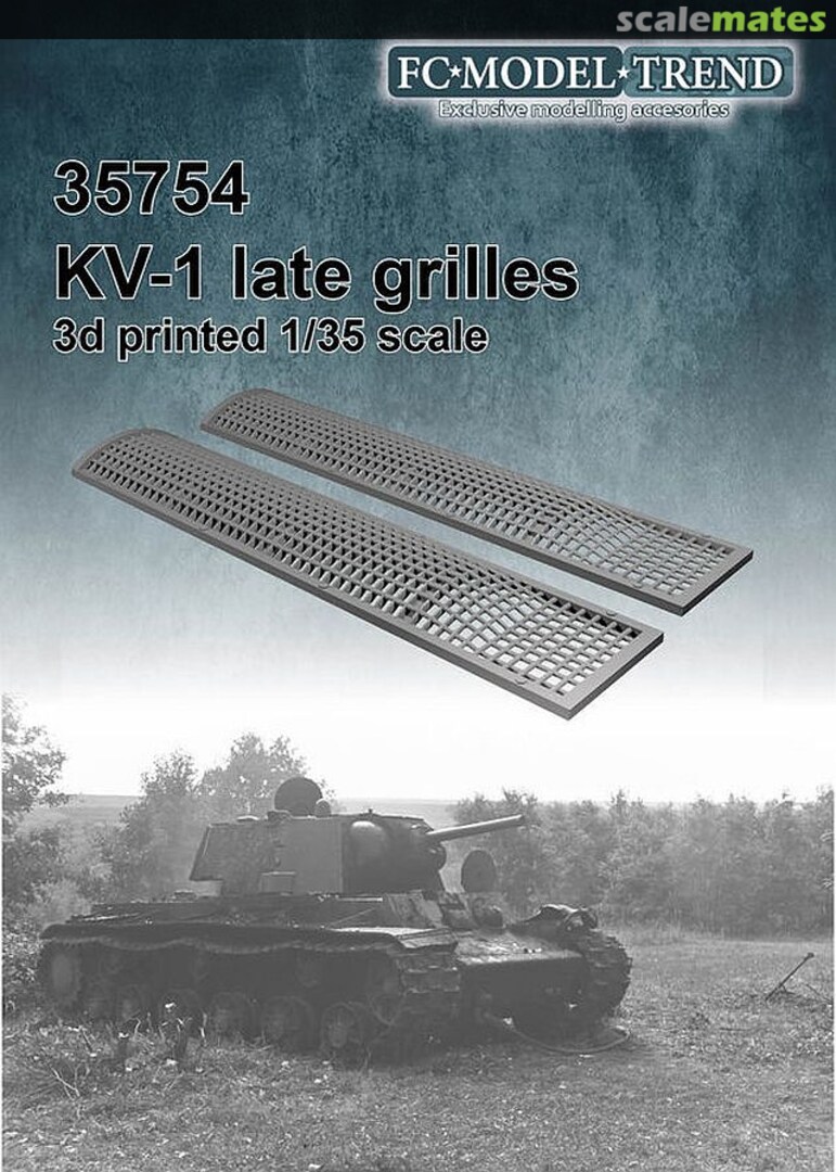 Boxart KV1/2 rear grilles late type 35754 FC Model Trend