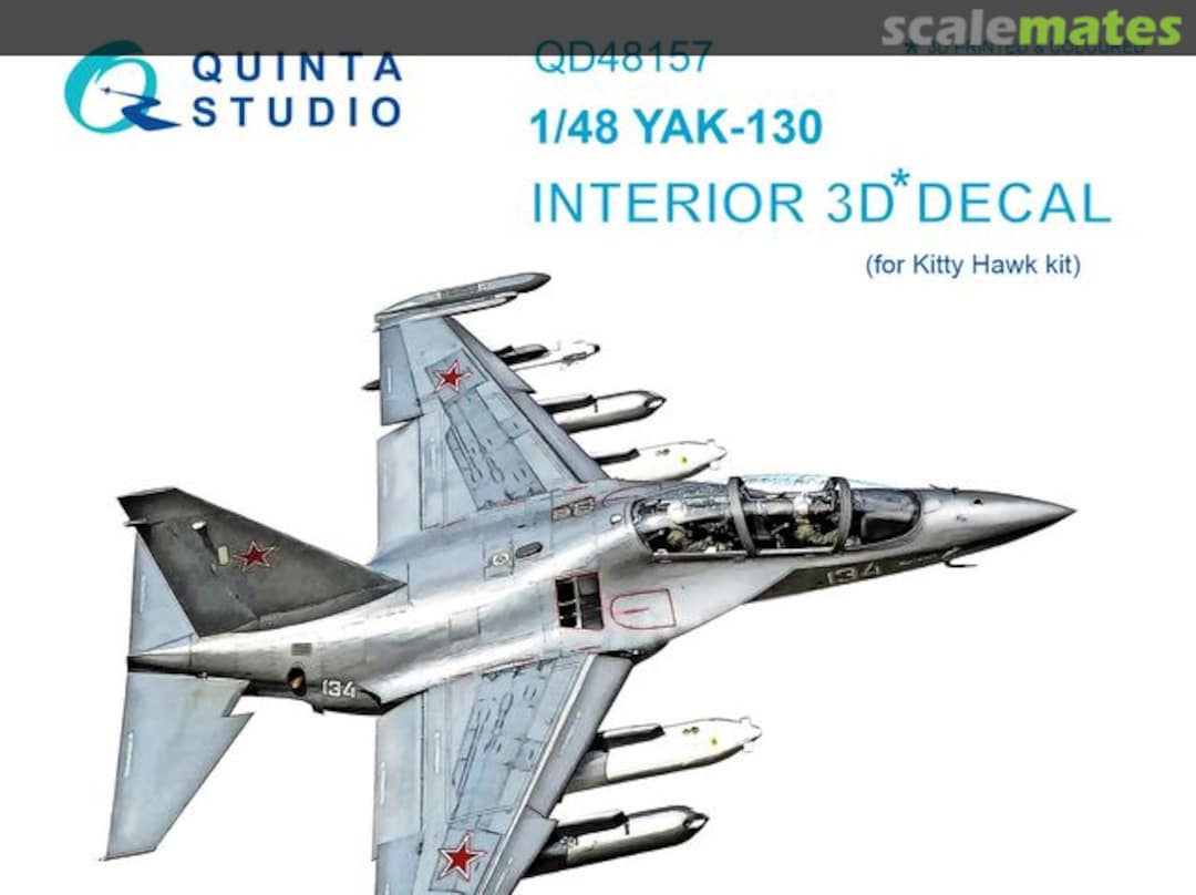 Boxart Yak-130 interior 3D decals QD48157 Quinta Studio