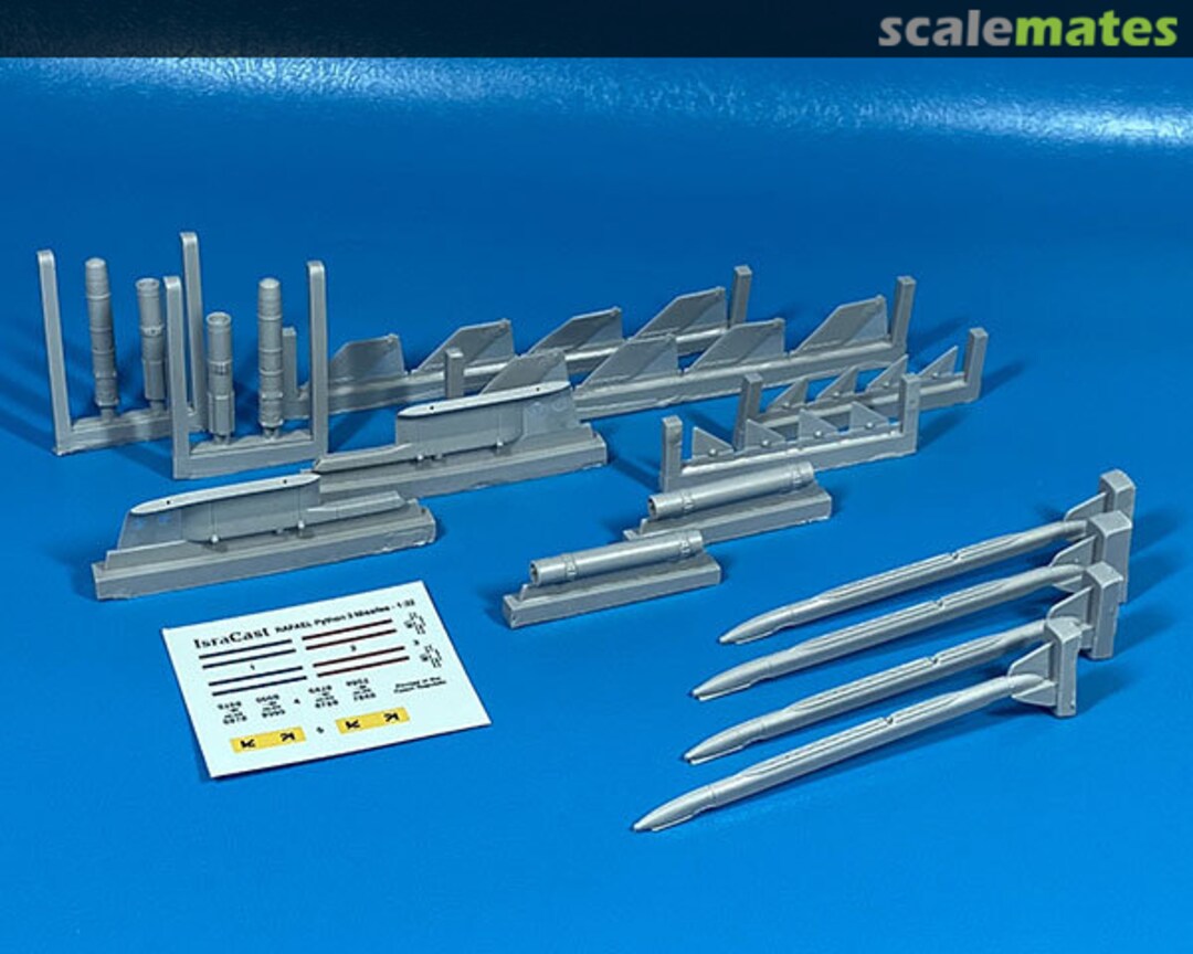 Boxart 'Python 3' Missiles for IAF F-15 'Baz' 32047 IsraCast