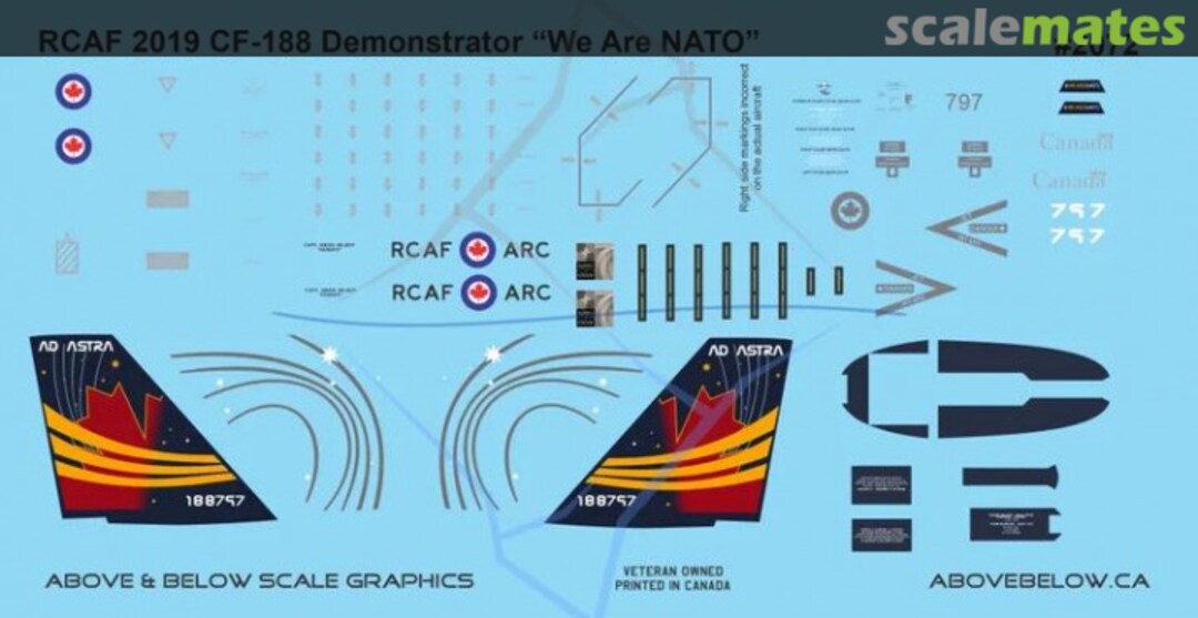 Boxart CF-188 Hornet 2072 Above & Below Graphics