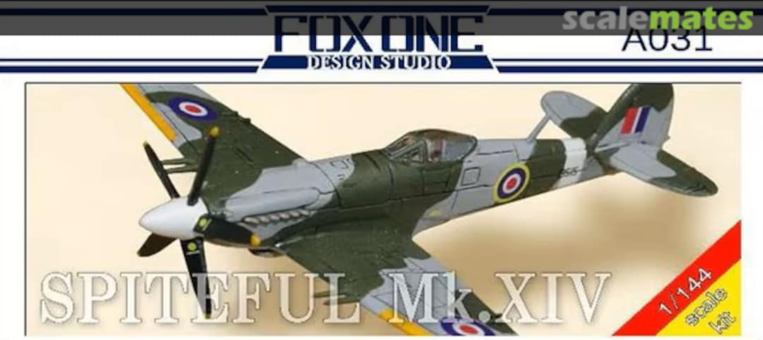 Boxart Supermarine Spiteful Mk.XIV A031 FoxOne Design Studio