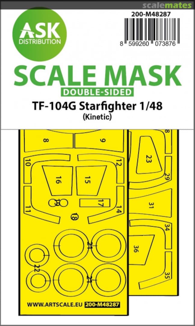 Boxart TF-104G Starfighter masks 200-M48287 ASK