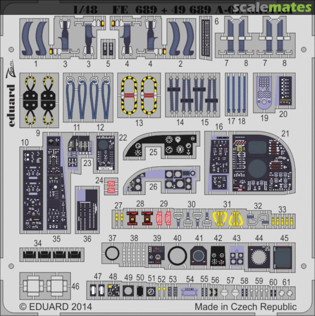 Boxart A-6E interior FE689 Eduard