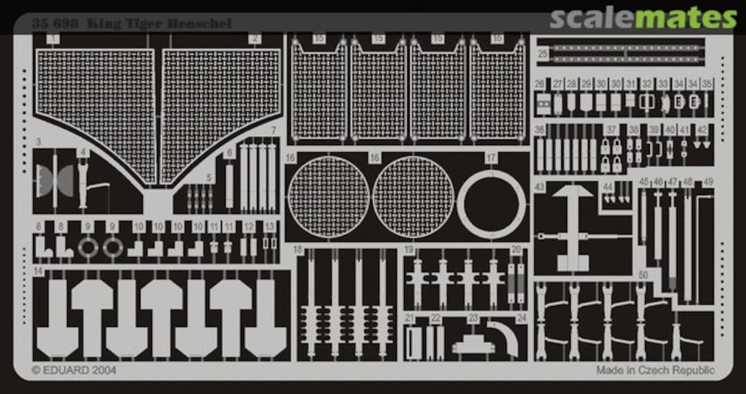 Boxart King Tiger Henschel 35698 Eduard