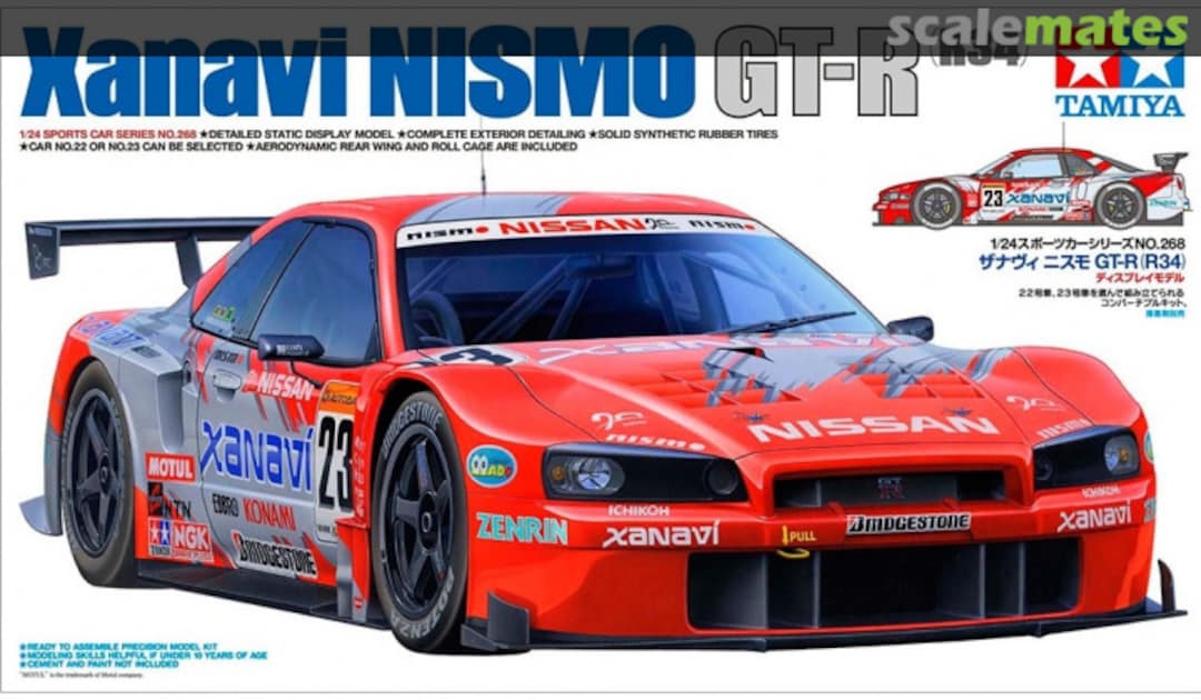 Boxart Xanavi Nismo GT-R (R34) 24268 Tamiya