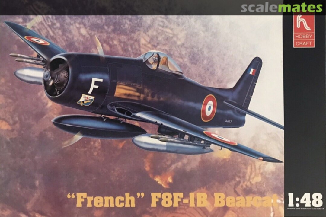 Boxart "French" F8F-1B Bearcat HC1441 Hobbycraft