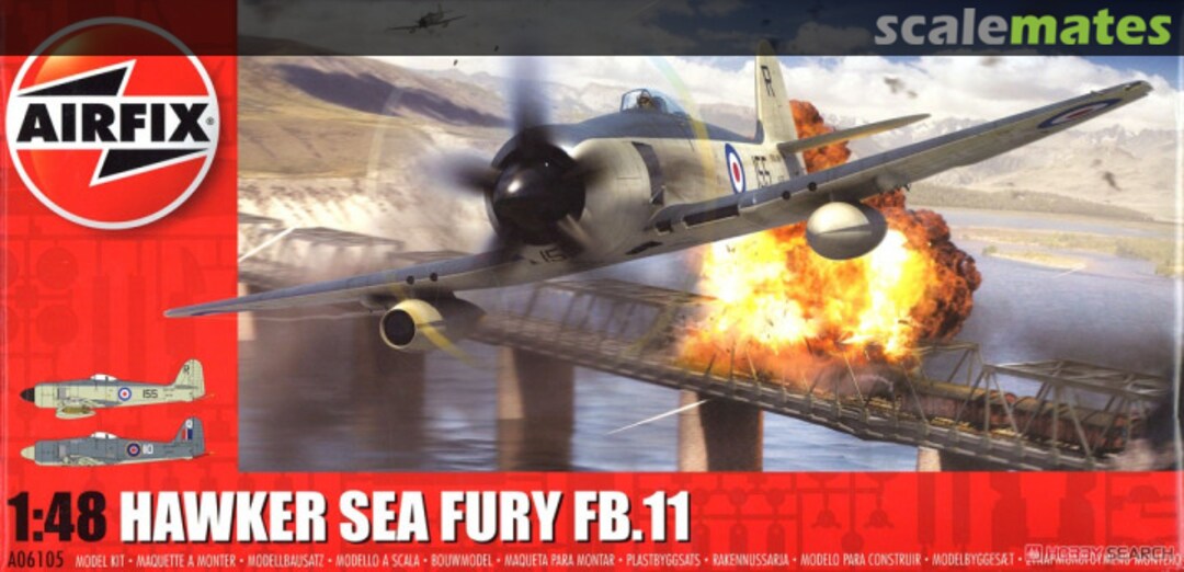 Boxart Hawker Sea Fury FB.11 A06105 Airfix