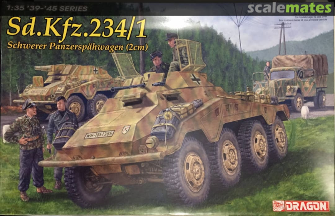 Boxart Sd.Kfz. 234/1 Schwerer Panzerspähwagen (2cm) 6298 Dragon