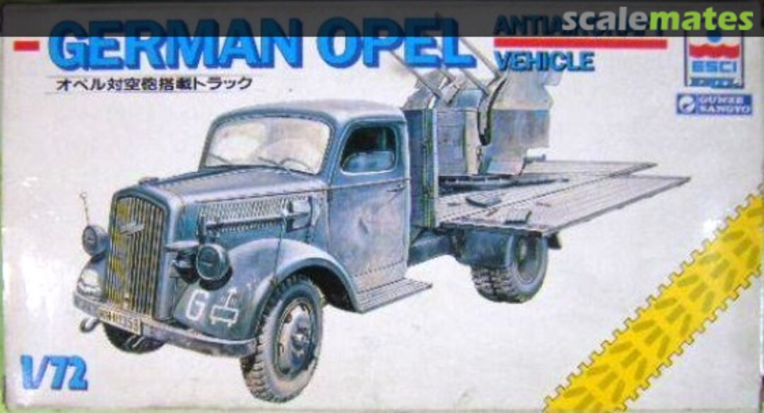 Boxart Opel Antiaircraft Vehicle GE-366 Gunze Sangyo