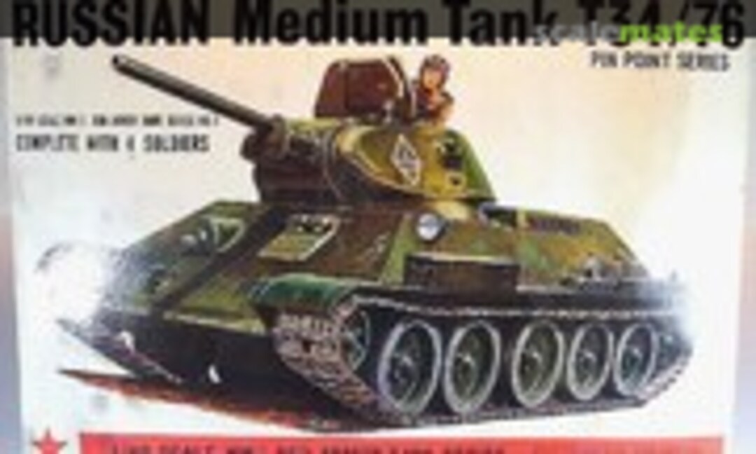 1:48 Medium Tank T34/76 (Bandai 8373)