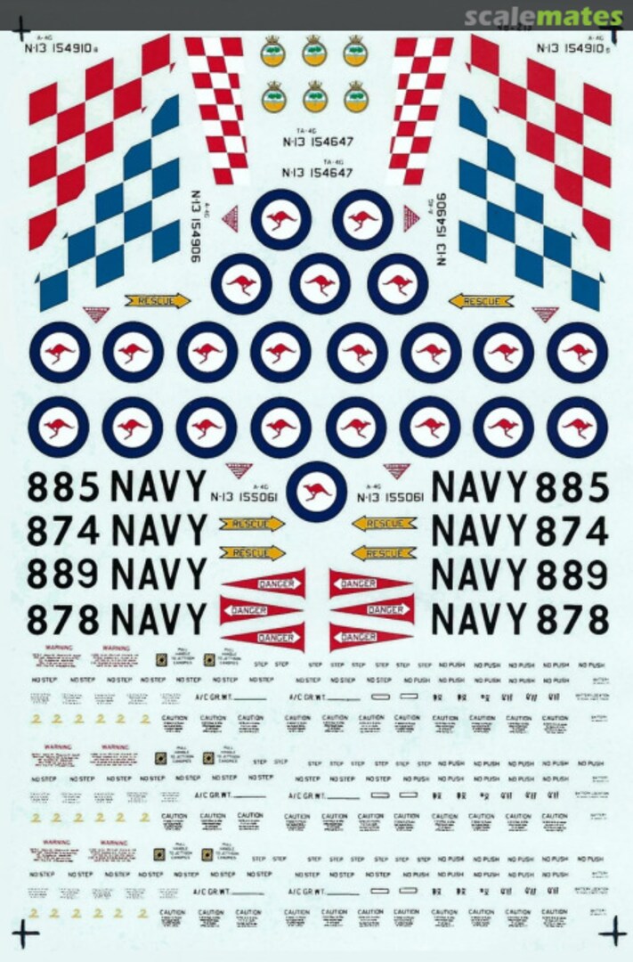 Boxart A-4G & TA-4G Skyhawks 48-213 SuperScale International