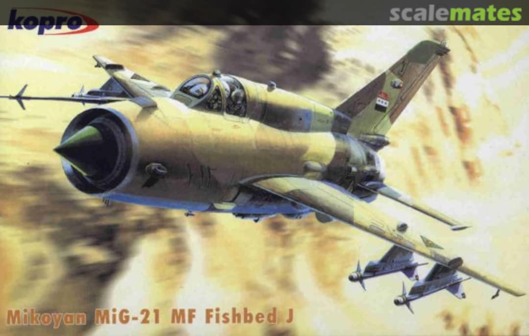 Boxart Mikoyan MiG-21 MF Fishbed J 3107 Kopro