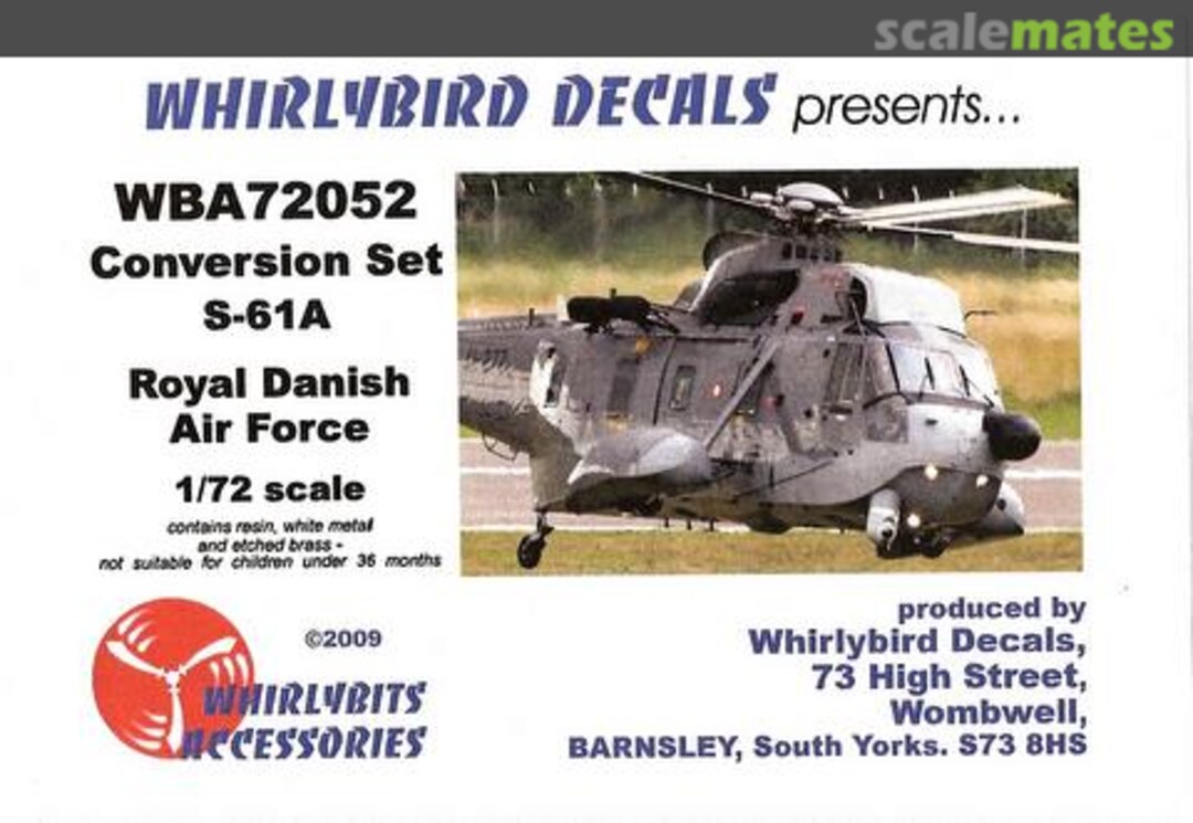 Boxart S-61A Royal Danish Air Force WBA72052 Whirlybits