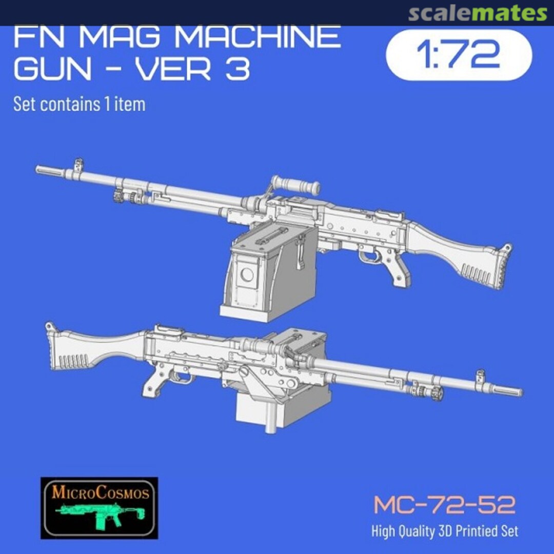 Boxart FN MAG Machine Gun - VER 3 MC-72-52 3D MicroCosmos