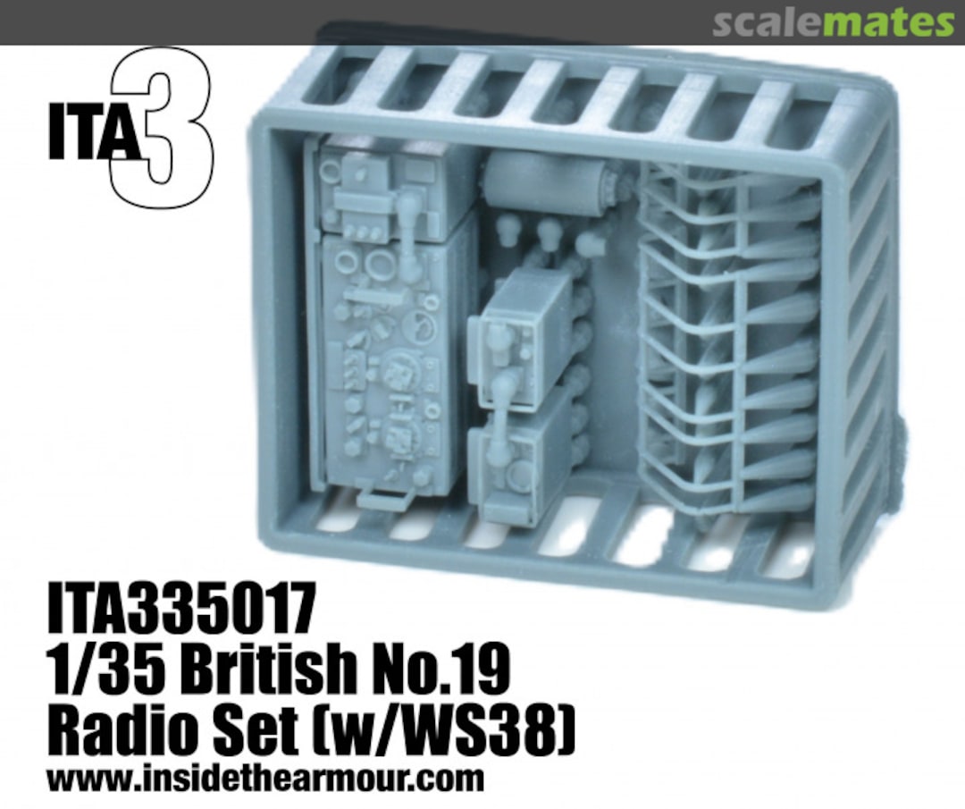 Boxart British Number 19 WT radio set ITA335017 Inside the Armour ITA3