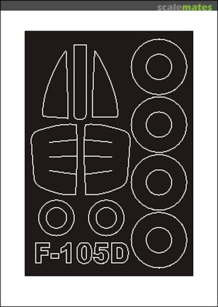 Boxart F-105D SM72150 Montex